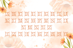 Ivy Whisper Monogram - Elegant Botanical Monogram Serif Font Product Image 4