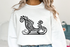 Christmas Sleigh Svg | Christmas svg | Shirt Svg Product Image 5