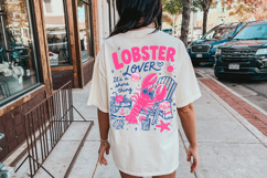 Lobster Lover PNG, Preppy Coastal Summer Sublimation Product Image 5
