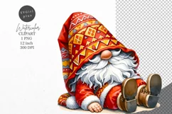 Christmas clipart, Gnome clipart, Christmas sublimation Product Image 1