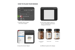 Amber Glass Pills Bottle - PSD Mockup Product Image 5