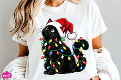 Cat Christmas PNG, Funny Christmas PNG, Trending Christmas Product Image 5