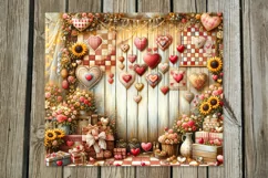 Romantic sunflower | valentine Skinny tumbler Sublimation PL Product Image 5