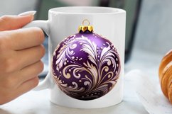 Christmas Bauble Sublimation Clipart, Christmas Bauble Product Image 5