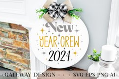 Happy New Year Round Sign Bundle , New Year Svg Bundle Product Image 19