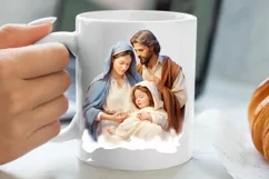 Christmas Nativity Watercolor Clipart, Christmas PNG Product Image 5