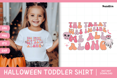 Funny Halloween Toddler Shirt Quote SVG | Inside Me Product Image 1