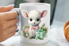 Christmas Baby Animals Clipart, Christmas Animal Safari Product Image 5