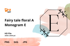 Fairy Tale Floral Monogram Product Image 1