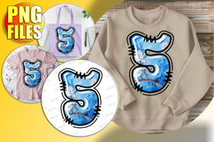 5 Doodle Letter Heart Playful Valentine Vibe! Product Image 1