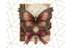 Cottagecore Butterfly and Book PNG Clipart Reading Elements Product Image 5