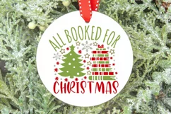All Booked For Christmas Svg, Christmas Book Lover Svg. Product Image 8