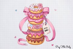 Baby Girl Desserts Clipart PNG Product Image 1