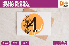 Helia Flora Boho Floral Monogram Product Image 1