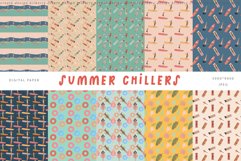 Summer Chillers Digital Paper Set Product Image 1