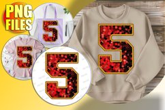 2 Doodle Letter Style PNG Whimsical Holiday Fun! Product Image 1