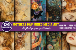 Mothers Day Mixed Media Art Bundle PNG Product Image 6
