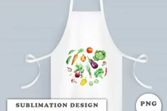 Watercolor Garden Vegetable PNG Product Image 5
