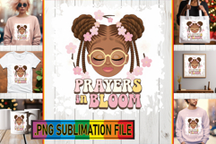 Cozy TSHIRT Designs Ideas PNG, Praying Woman Product Image 1