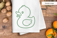 Cute Baby Duck Illustration SVG Product Image 5