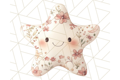 Pink Floral Stuffed Animal Clipart PNG, Cute Stuffed Animals Product Image 5