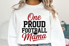 One Proud Football Mama Svg | Game Day Svg | Shirt Svg Product Image 5