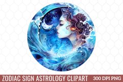 Zodiac Sign Astrology Clipart Bundle Product Image 6