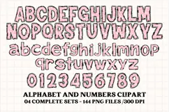 Mother's Day Alphabet clipart, mother’s day letters doodle Product Image 5