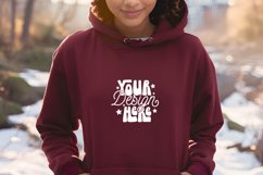 Gildan 18500 Hoodie Mockups, Christmas Gildan 18500 ladies Product Image 1