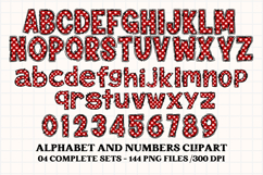 Valentine Alphabet Clip Art, valentines day letters doodle Product Image 5