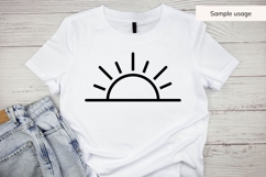 Hand Drawn Sunrise Sketch SVG Product Image 5