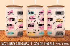 Motivational 16oz Can Glass Wrap Product Image 1