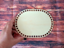 Oval basket base digital file, make myself handmade craft cr Product Image 5