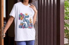 Shiny Celebrations Silver Birthday Number PNG Pack Product Image 5