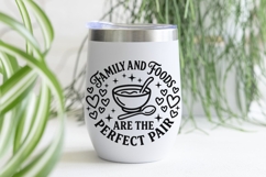 Family And Foods Are The Perfect Pair Svg, Kitchen Svg. Product Image 6