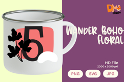 Wander Boho Floral Monogram Product Image 1