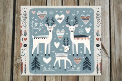 Valentine deers | 4 scandi Skinny tumbler designs Product Image 5