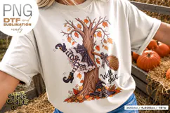 Well Shit Witch PNG, Funny Halloween DTF Product Image 1