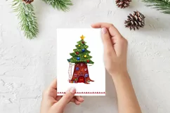Gnome 's Christmas House, Gnome's New Year's House PNG Product Image 5
