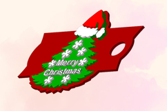 Stl File, Christmas Tree 40 OZ Tumbler, 3D Printinting Product Image 5