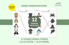 12 Animal Shadow Matching Activity Pages for Toddlers Product Image 5