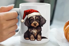 Christmas Dogs Sublimation Clipart, Christmas Dog Clipart Product Image 5
