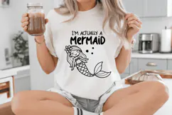 I'm actually a mermaid SVG Design, Mermaid SVG Design Product Image 7