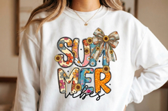Summer Vibes PNG sublimation |Beach &amp; Summer PNG T-Shirt Product Image 2