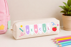 Pencil Font - Cute Back to School Font Product Image 5