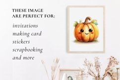 halloween cute pumpkin PNG, Pumpkin Halloween Bundle Product Image 3