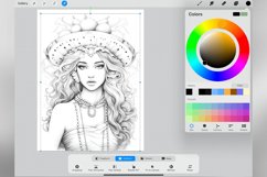 80 Procreate Tropical Girls Stamp Brushes Product Image 4