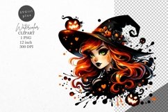 Halloween clipart, Witch clipart, Autumn clipart Product Image 1