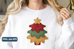 Crochet Yarn Christmas Tree PNG, Christmas tree PNG Product Image 5