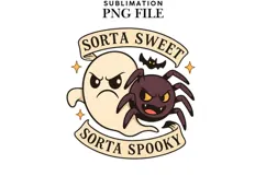 Sorta sweet sorta spooky png design for T-shirts Product Image 1